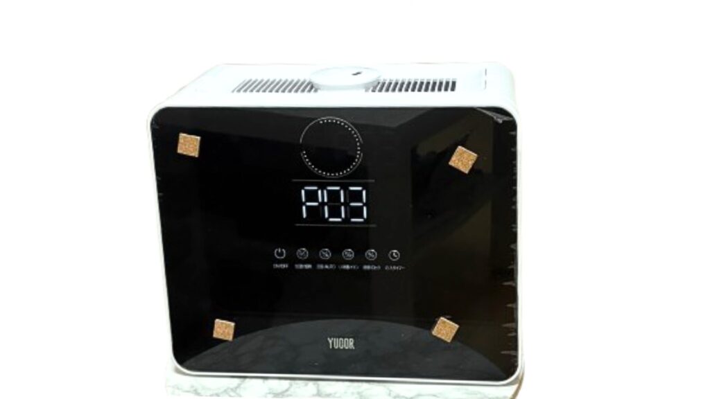 ハイブリッド式加湿器使用中写真