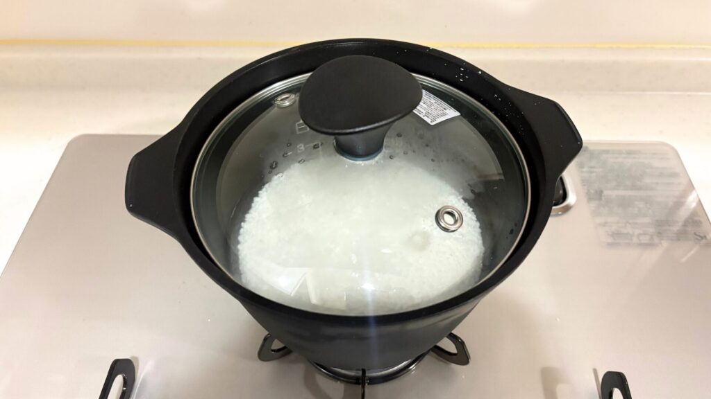 FACEIS GRAND PD-893WSごはんモード使用中写真