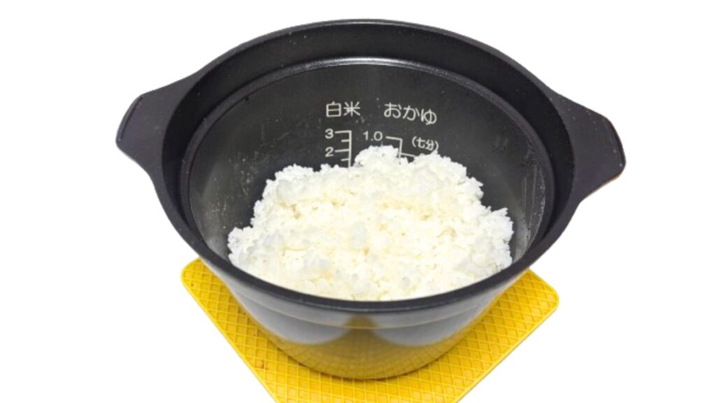 炊飯専用鍋移動可能写真