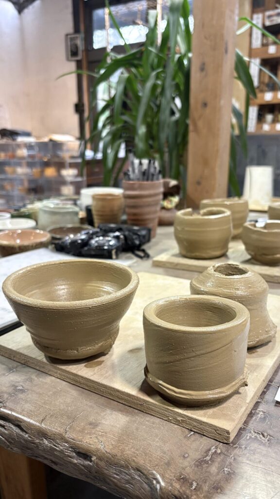 ほけきょ庵 陶芸体験 制作品