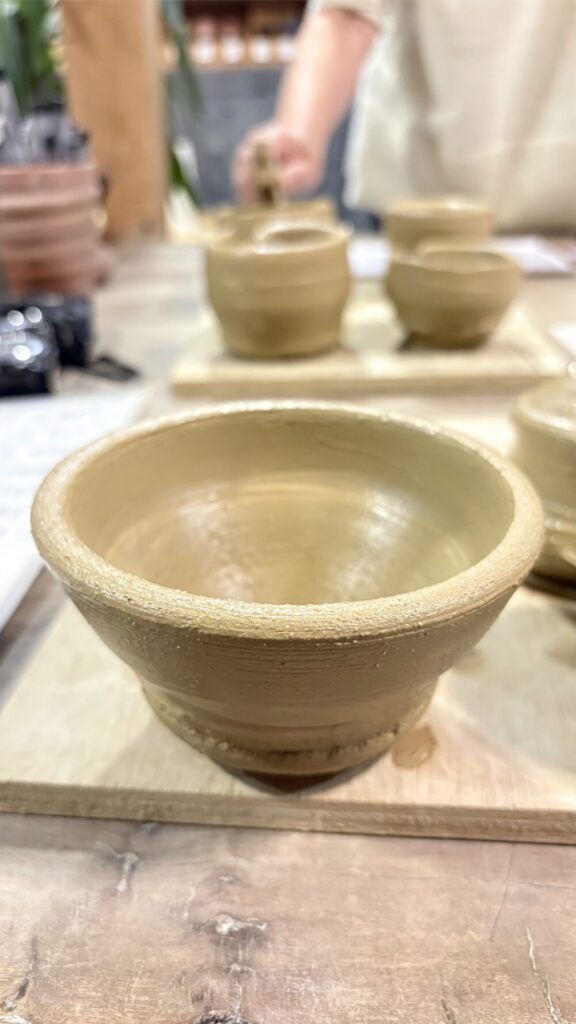ほけきょ庵 陶芸体験完成品