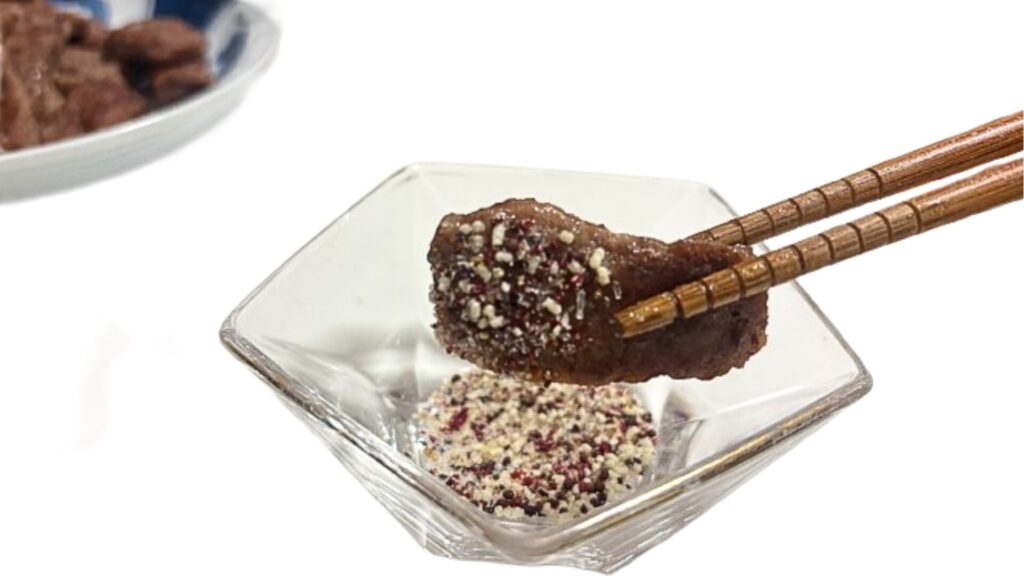 いちよし梅じおお肉につけた写真